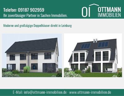NEUBAU von modernen Doppelhäusern direkt in Leinburg