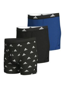 adidas Sportswear Langer Boxer "Active Flex Cotton" (3er Pack) elastischer Bund, Single Jersey-Qualität, weich