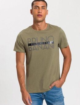 Bruno Banani T-Shirt kurzärmelig, schmal geschnitten, bedruckt, aus Baumwolle
