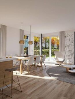 Helle 4,5-Zimmer-Gartenwohnung in innovativer Bauweise - Gilching