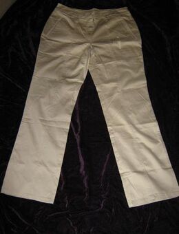 NEU * Edel * Stickerei * Freizeit * Business * DESIGNER * Marlene- Style * Hose * Gr. 42/ M * cremé- beige- nude * - Riedlingen