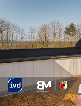 Sofort einziehen: Charmante 2 Zimmer DG Wohnung mit Loggia - Königsbrunn