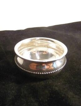 Alpaka Neusilber Schale mit Perlrand 4,5 cm Deko Schälchen 3,- - Flensburg