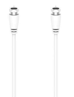 Hama SAT-Kabel, Koaxialkabel F-Stecker - F-Stecker, 3m und 10m, 75 dB SAT-Kabel, (1000 cm)