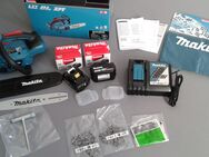 Makita Akku-Kettensäge DUC254 18 V + 2 x Akku BL1850B + DC18RC + 3 Sägeketten, neu und unbenutzt - Erfurt