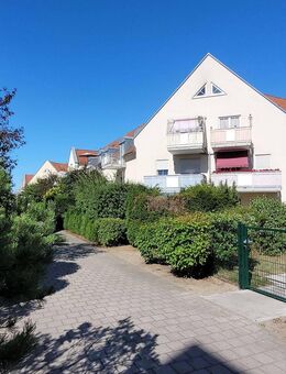Schöne und helle Maisonettewohnung mit Galerie und Tiefgaragenstellplatz in ruhiger und grüner Lage. - Coswig