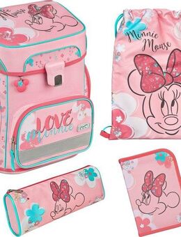 Scooli Schulranzen EasyFit, Minnie Mouse (5-tlg)