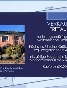 Sanierungsbedürftiges Ein- bis Zweifamilienhaus erweiterbar bis zu 6 Wohneinheiten - Trittau