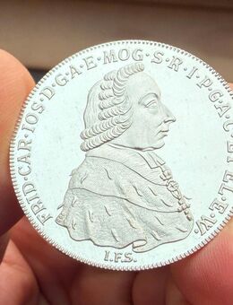 Silbermedaille 30g Feinsilber Nachpräg. Mainzer Konventionstaler - Mannheim