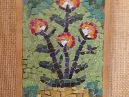 Mosaikbild Motiv Drei Blumen Unterornament aus der Galla Placidia - Mannheim