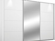 rauch Schwebetürenschrank Kleiderschrank Schrank Garderobe CORTONA mit Passepartout und optionaler Beleuchtung inkl. Inneneinteilung 2 Boxen und Böden