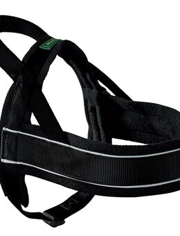 HUNTER Norwegergeschirr Racing - schwarz - Gr. M - L: 60 - 75 cm Brustumfang/Gurtbreite 25 mm
