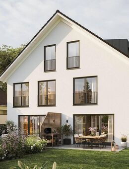 Nur noch eine Hälfte verfügbar: Großzügige Doppelhaushälfte mit sonnigem Garten und Einzelgarage - München
