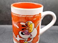 Kaffeebecher Tasse Becher Diddelina Diddl Maus 10cm hoch 7cm breit Ich liebe Dic - Essen