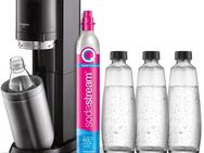 SodaStream Wassersprudler DUO Vorteilspack, (Set, 6-tlg), SodaStreamSprudler DUO+CO2Zylinder,+Glasflaschen+Kunststoff-Flasche