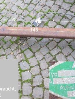 Alko Achse B1200-5, 1300kg gebraucht ca 198cm (zB Bürstner 480) - Schotten Zentrum