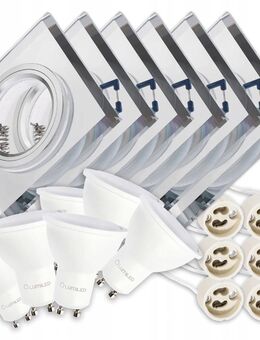 #SALE# Spot Einbaustrahler Innenlampe LED im SET mit Leuchtmittel - Wuppertal