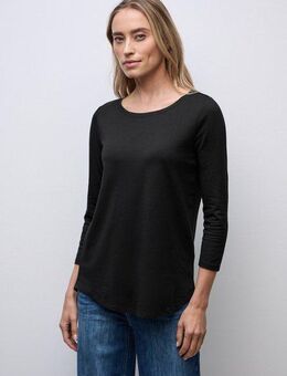 STREET ONE Langarmshirt in Unifarbe