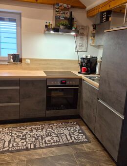 Nobilia Einbauküche Modell Riva inkl. Elektrogeräte – Grau/Eiche - Odelzhausen