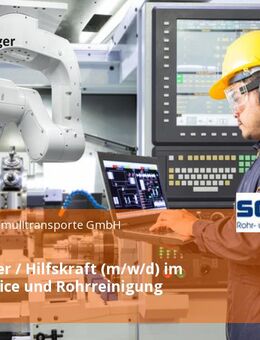 Mitarbeiter / Hilfskraft (m/w/d) im Kanalservice und Rohrreinigung - Ilshofen