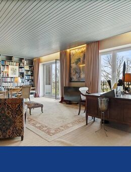 Beste Adresse, mit Rheinblick: Stadthaus-Etage, 6,5 Zimmer, Balkon - Düsseldorf