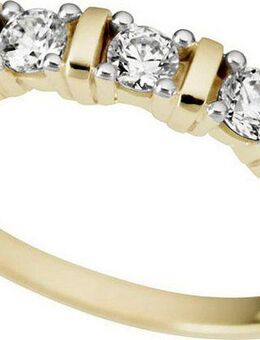 Firetti Fingerring Schmuck Geschenk Gold 333 Damenring Goldring bicolor, mit Zirkonia (synth)