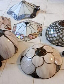 6 unterschiedliche Tiffany-Lampen - Waldbreitbach