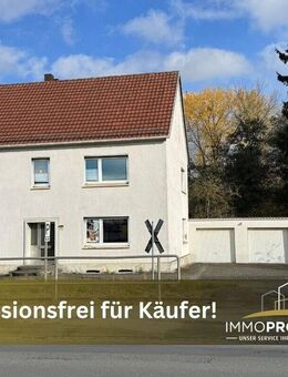 Großzügige Wohnimmobilie mit 3 Garagen und großem Wald / Baumbestand PROVISIONSFREI für Käufer! - Warstein
