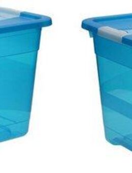 keeeper Organizer cornelia (Set, 2 St), Aufbewahrungsbox, 52 L, mit Deckel und Schiebeverschluss, Kunststoff