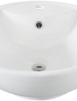 welltime Aufsatzwaschbecken Milano, mit Überlauf, rund, Breite 46 cm