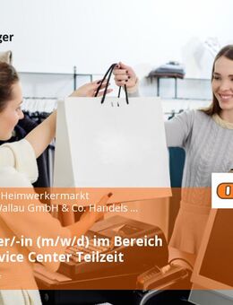 Mitarbeiter/-in (m/w/d) im Bereich Kasse/Service Center Teilzeit - Biedenkopf
