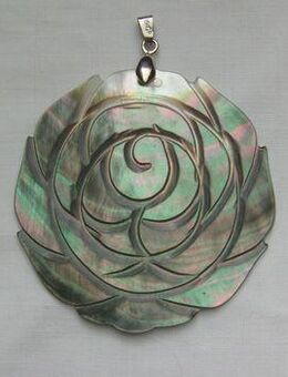 Kettenanhänger mit den Ablalone, 925 Silber - Stemmen