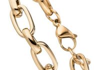 JOBO Armband Statement, Edelstahl goldfarben 22 cm