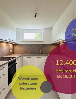 12.400€ Sonderaktion + Einbauküche inklusive - 2,5-Zimmer-Wohnung mit Garten in Aying-Großhelfendorf - Aying