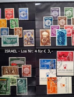 Briefmarken von ISRAEL - Los Nr. 4 zu verkaufen, wie abgebildet. - Bremen
