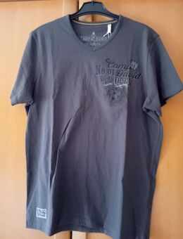 CAMP DAVID T-Shirt Gr. L 48/50 NEUWARE GRAU mit Druck OHZ VS mög - Osterholz-Scharmbeck