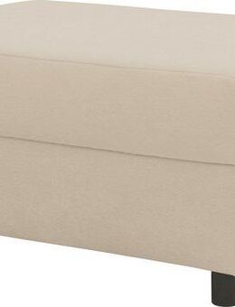 DOMO collection Polsterhocker Turah 2 in Cord oder Luxus-Microfaser, moderner Polsterhocker, passend zum Ecksofa, B/T/H: 83/60/44 cm