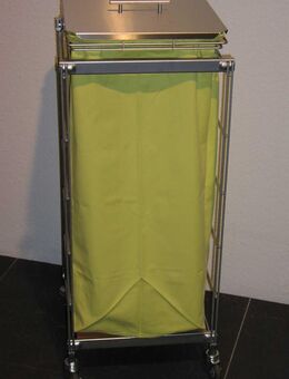 Etagair Design Wäschesammler Sorter Wäschewagen hochglanz-verchromt Regalwagen Deckel Wäschesack verschiedene Farben - Landsberg (Lech)