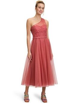 Vera Mont Abendkleid Damen Abendkleid mit Plissee Patches