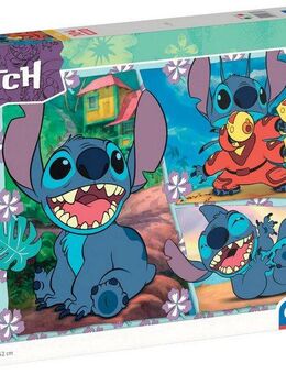 Clementoni® Puzzle Disney Stitch, Maxi, Supercolor, 104 Puzzleteile, Made in Europe