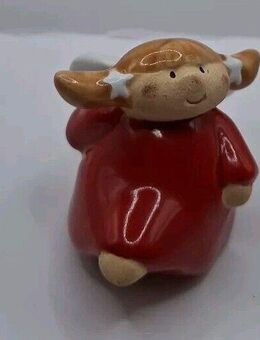 Engel Keramik ca. 5x5x4cm Engelchen Weihnachtszeit Weihnachten Christmas Christi - Essen