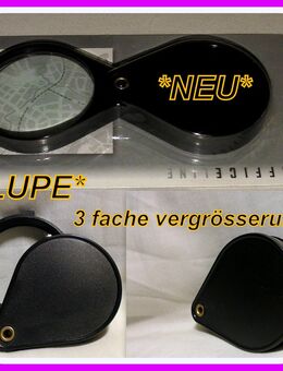 LUPE 3 FACHE VERGRÖSSERUNG Handlupe Lesehilfe*NEU* - Neunkirchen (Nordrhein-Westfalen)