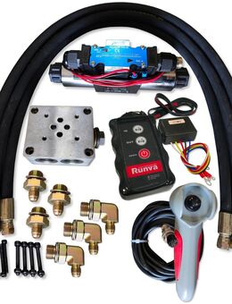 Steuerungssatz Seilwinde HYDRAULIK 12 V Funk FERNBEDIENUNG Kit - Wuppertal