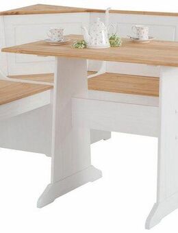 Home affaire Essgruppe Sascha, (2-tlg), mit Tisch und Truhen-Eckbank, Massivholz