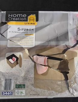 Sitzbox mit Aufbewahrungsmöglichkeit 40x40 Home Creation neu - Flensburg