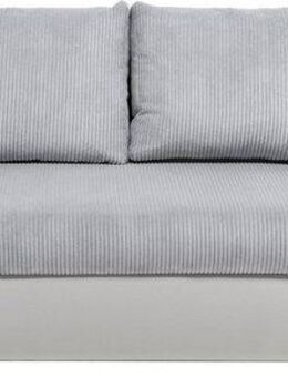 COLLECTION AB Schlafsofa Chicago, B: 200 cm, Liegefl. 146x200 cm, mit Bettfunktion, Bettkasten & 2 Armlehnenkissen, Federkern