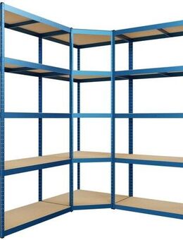 3er Regalsystem Blau – stapelbar, stabil & ideal für Aufbewahrung - Göppingen