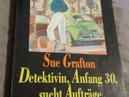 Buchautorin Sue grafton Titel Detektiv Anfang 30 sucht Aufträge - Lemgo