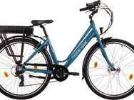 Hollandia E-Bike Cityrad Optima Basic, 7 Gang Shimano Tourney Schaltwerk, Kettenschaltung, Frontmotor, 468 Wh, Pedelec, Elektrofahrrad für Damen u. Herren