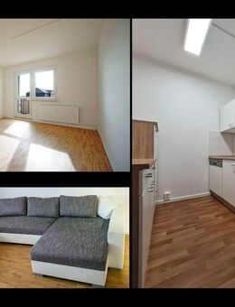 Übernahme der Einbauküche & tlw. Möblierung mgl. (VHB): renovierte Balkonwohnung mit Ausblick - Freiberg